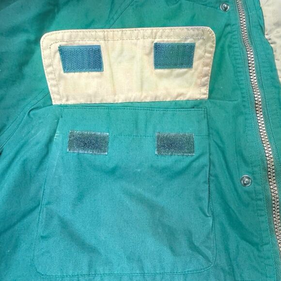 Field & Stream Mens Jacket Coat Green Pockets Zip Snap Front XXL - Picture 14 of 16